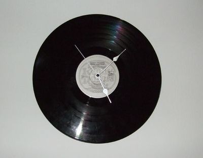 旧唱片改造装饰性时钟制作教程