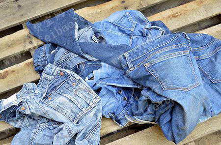 牛仔布碎布diy壁挂杂物品收纳袋/万能整理袋