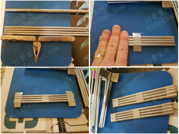 废纸小制作:diy卷纸棒小飞机模型 - 废旧物品手工制作 - 51费宝网