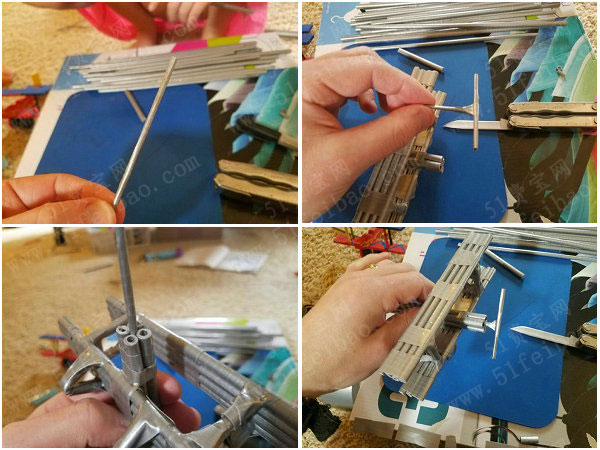 废纸小制作:diy卷纸棒小飞机模型 - 废旧物品手工制作 - 51费宝网