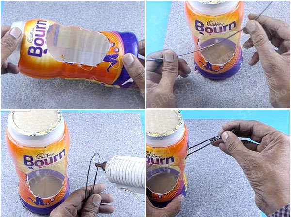 教你学习做一个diy塑料瓶鸟巢