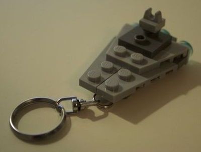 DIY乐高积木钥匙扣挂饰及钥匙链教程