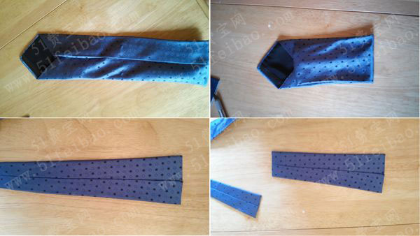 儿童领带缝制方法图解图片