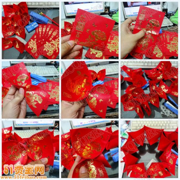 新年暨春节diy利是封红包灯笼制作方法