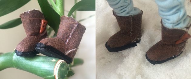 DIY雪地靴（6分娃鞋）手工制作教程