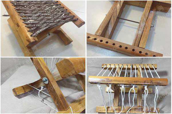 旧物改造教程macrame绳子编织马扎制作图解