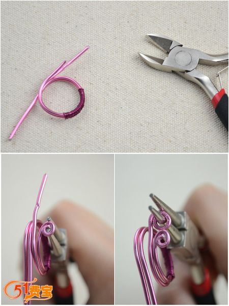 怎么用铝线做手工戒指教程图解