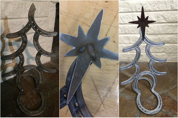 自制创意马蹄铁圣诞树diy的方法教学