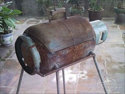 废品DIY手工，如何利用废旧煤气罐做烧烤炉