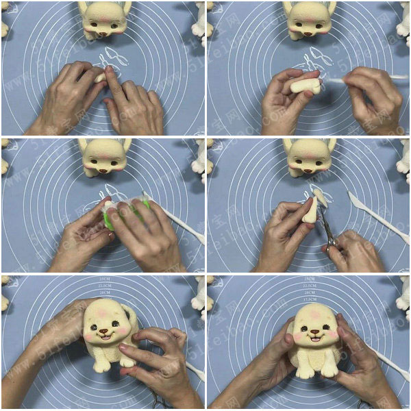 使用软陶改造旧物教程,如何diy兔子糖果罐 - 废旧物品手工制作 - 51费