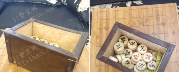 利用废旧实木地板制作象棋盒