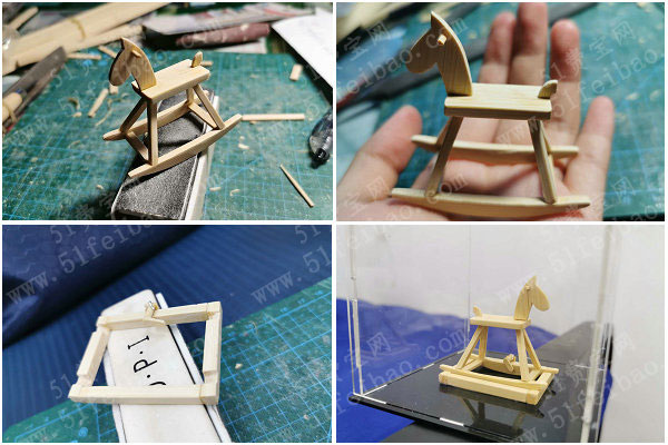 现代木工diy手工做小木马的简单办法