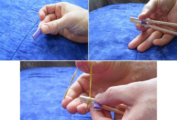 把手教你如何用一次性筷子制作一把简易镊子 - 废物利用手工diy小制作