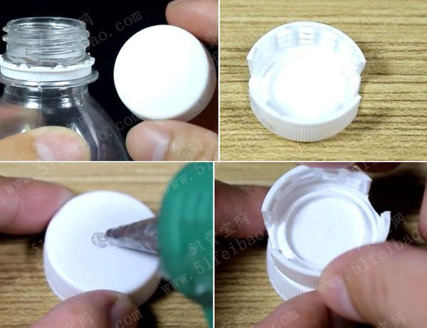 几秒钟就能做的diy瓶盖手机支架