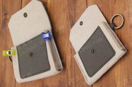 皮革卡包怎么做，简洁卡包DIY教程
