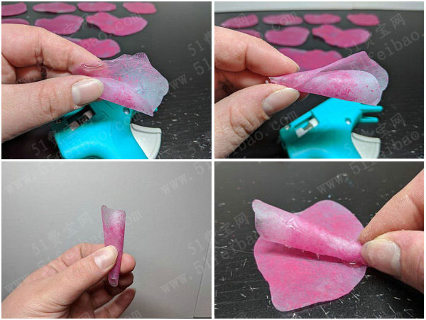 热熔胶的创意妙用diy唯美led花灯装饰