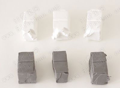软陶手工制作黑白配小清新花盆
