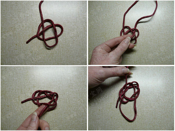 伞绳绑法图片