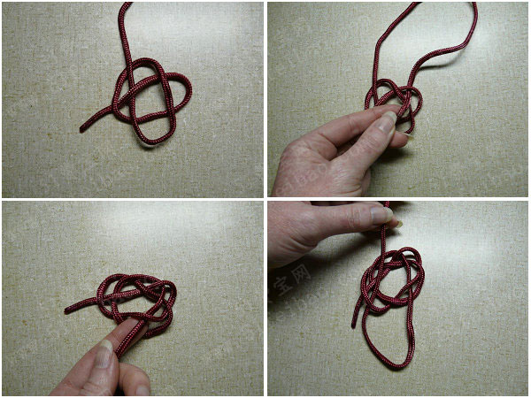 下面是具体进行diy伞绳编项链详