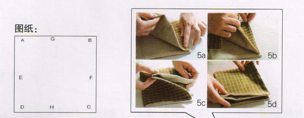 创意十足的折纸法做漂亮布艺收纳盒