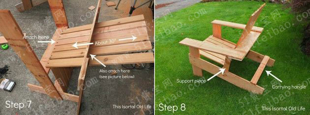 diy环保家具：扶手靠背椅制作方法图解