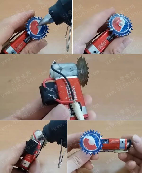 自制便携式diy圆锯手持电锯教程