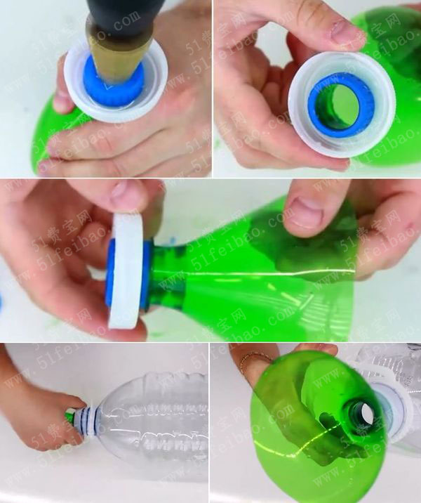 完成后,将食用油盖子重新拧回到油桶罐上.