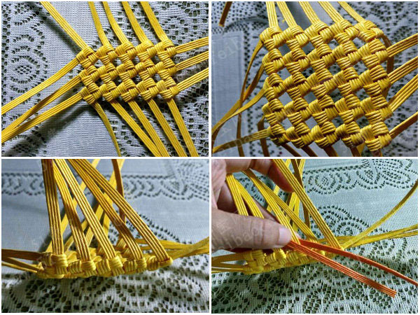 纸藤编织金鸡报晓新年糖果盒/零食盒