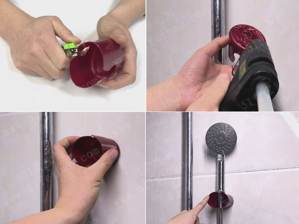 diy沐浴莲蓬头花洒架子