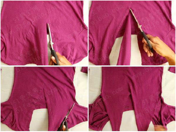 旧衣服diy性感露背吊带背心