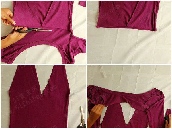 旧衣服diy性感露背吊带背心