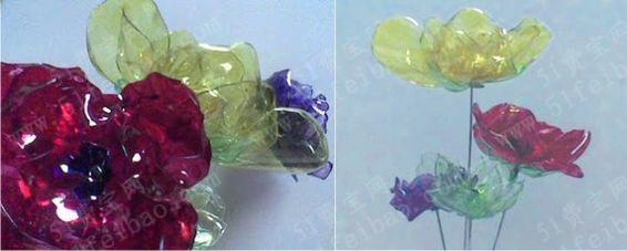 图解教你怎么用塑料膜做玫瑰花