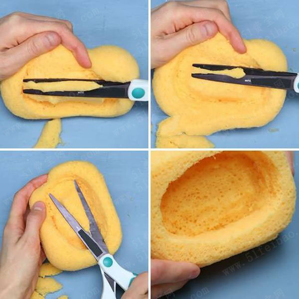 自制能利用肥皂残渣的海绵肥皂盒