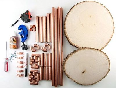 一起来通过下面制作步骤学会动手做一张漂亮的铜管茶几吧