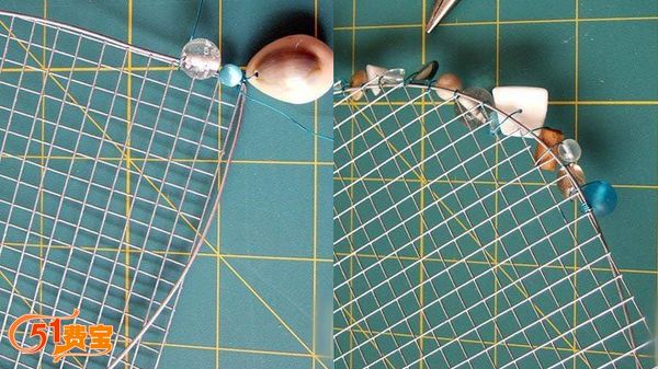 利用铁丝网怎么做个性首饰架