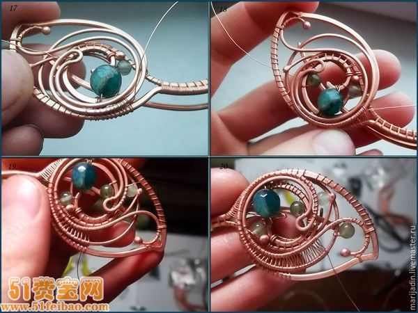 金属工艺品纯铜卵形叶吊坠项链 - 51费宝网_废物利用小制作,旧物改造