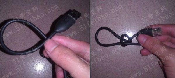如何把USB数据线做成可随身携带的手链