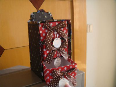 用喜糖纸盒做收纳小柜子教程