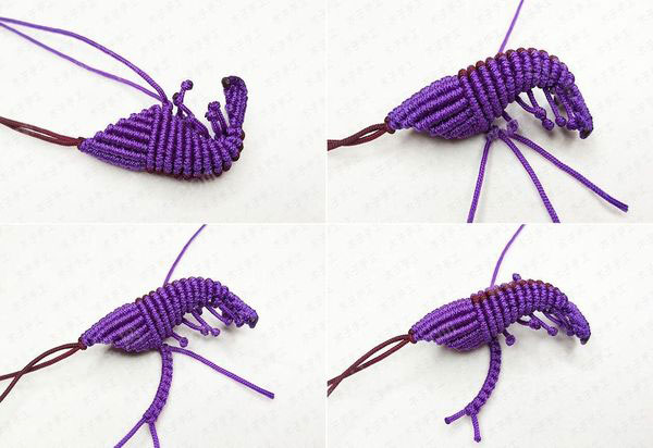 diy夏季编织小龙虾的做法详细图解 - 废旧物品手工制作 - 51费宝网