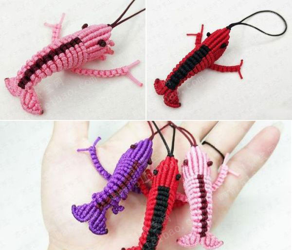 diy夏季编织小龙虾的做法详细图解