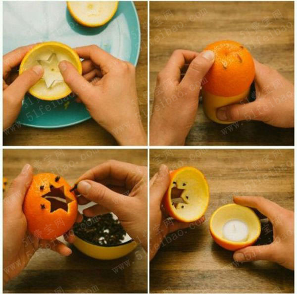 重温童年手工回忆的温暖橘子灯