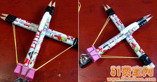 diy铅笔十字弓怎么利用学生文具做十字弓