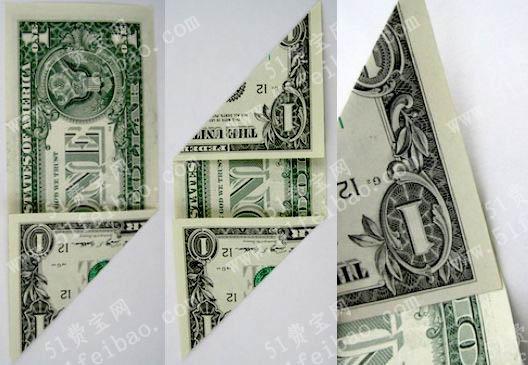 怎么用钞票叠纸做小信封