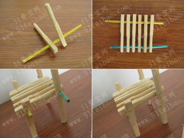 一次性筷子diy迷你小竹椅制作教程