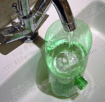 滤水器DIY，教你如何利用汽水罐做简易绿水装置
