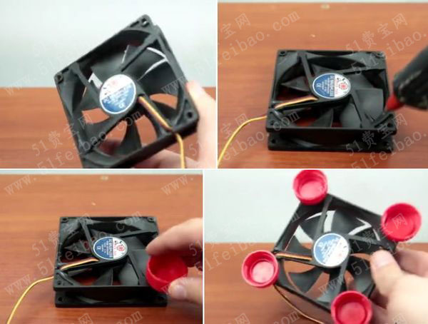 创意电工小发明手工降温杯垫 - 废物利用手工diy小制作 - 51费宝网