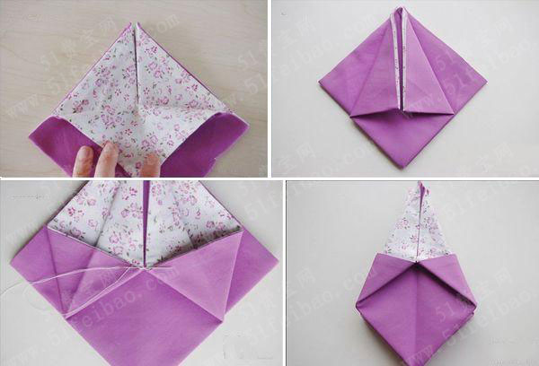 手折布艺糖果盒制作教程