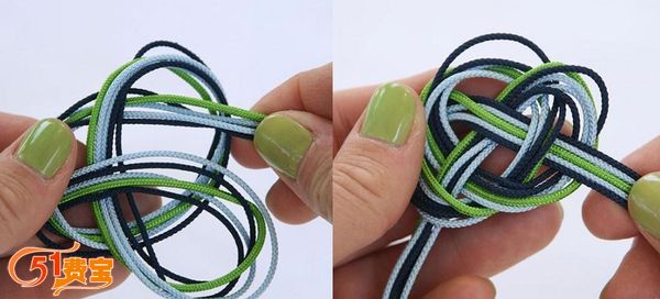 怎么用编织绳做漂亮镯子