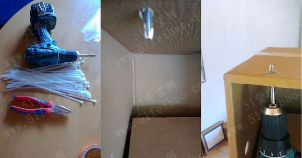 如何用纸箱制作出租屋宿舍里的简易衣柜
