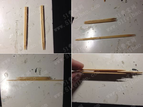 牙签小制作教程之迷你弓弩制作方法